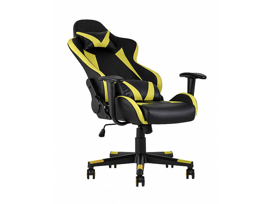 Кресло игровое TopChairs Gallardo желтое
