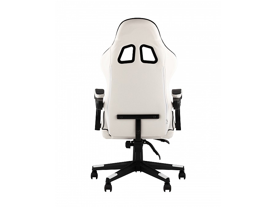 Кресло спортивное TopChairs Shadow бело-черный