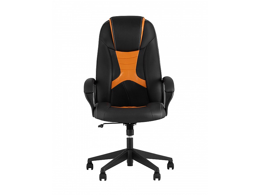 Кресло игровое TopChairs ST-CYBER 8 черный/оранжевый