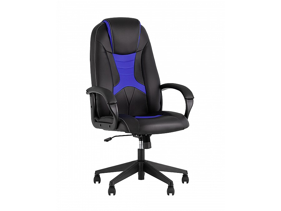 Кресло игровое TopChairs ST-CYBER 8 черный/синий