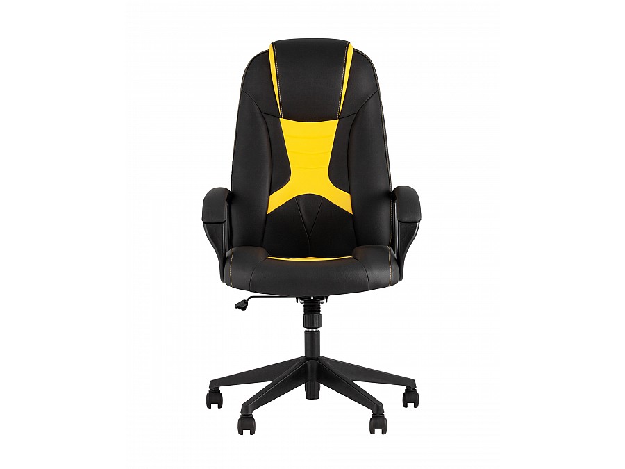 Кресло игровое TopChairs ST-CYBER 8 черный/желтый