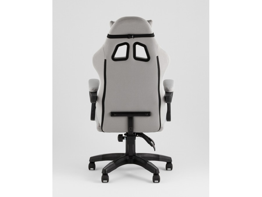 Кресло спортивное TopChairs Druid серый ткань