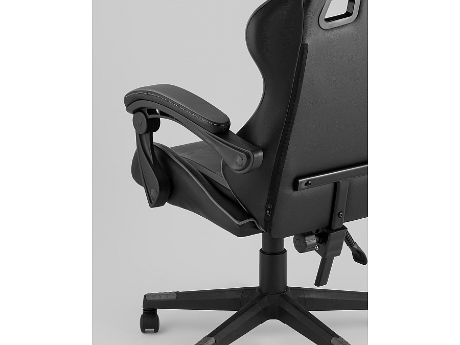 Кресло спортивное TopChairs Shadow черно-серый