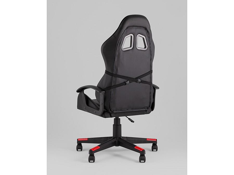 Кресло спортивное TopChairs Warden черно-красный