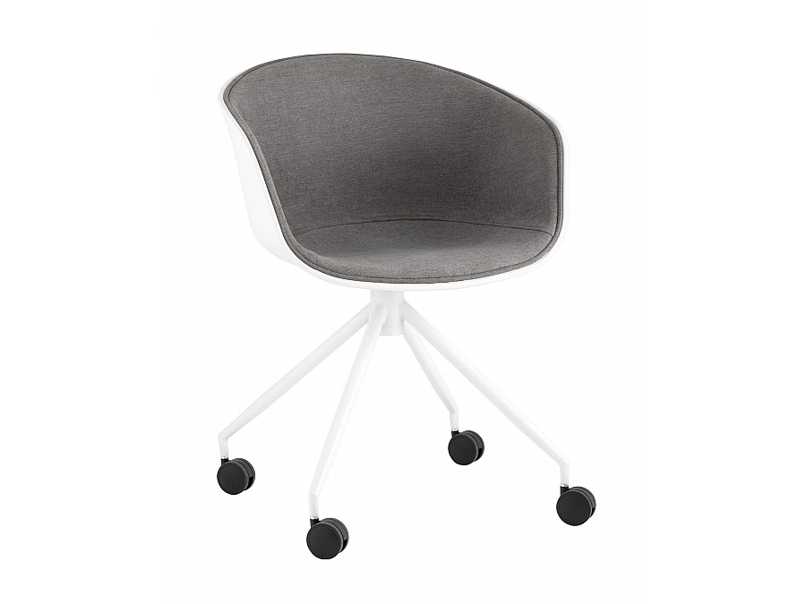 Кресло офисное LIBRA рогожка серый