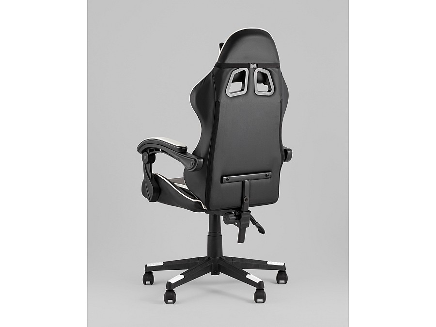 Кресло спортивное TopChairs Shadow черно-белый