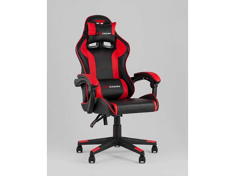 Кресло спортивное TopChairs Shadow черно-красный