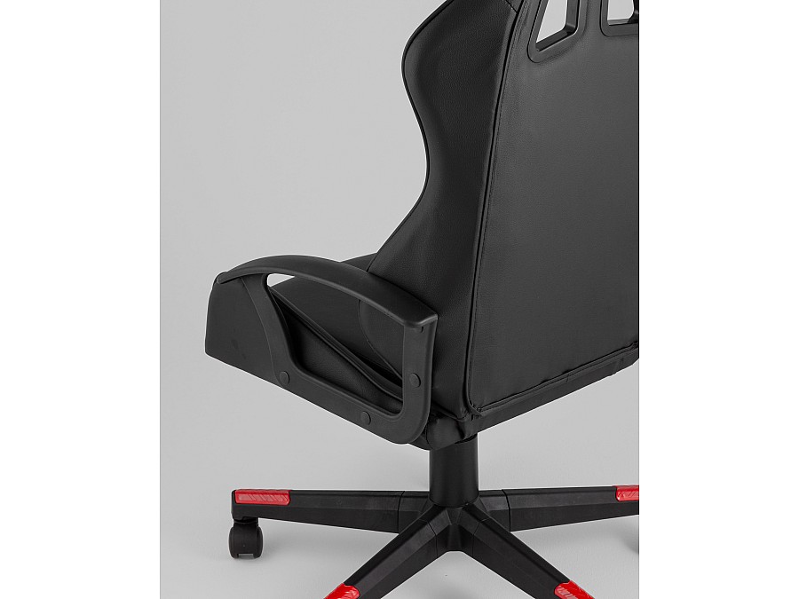 Кресло спортивное TopChairs Warden черно-красный