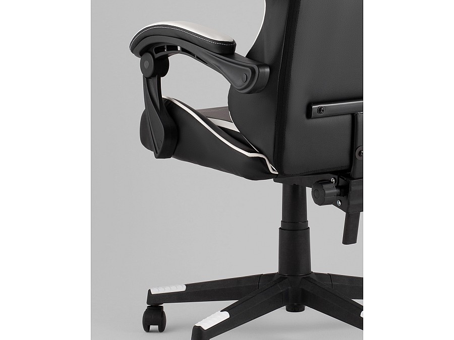 Кресло спортивное TopChairs Shadow черно-белый
