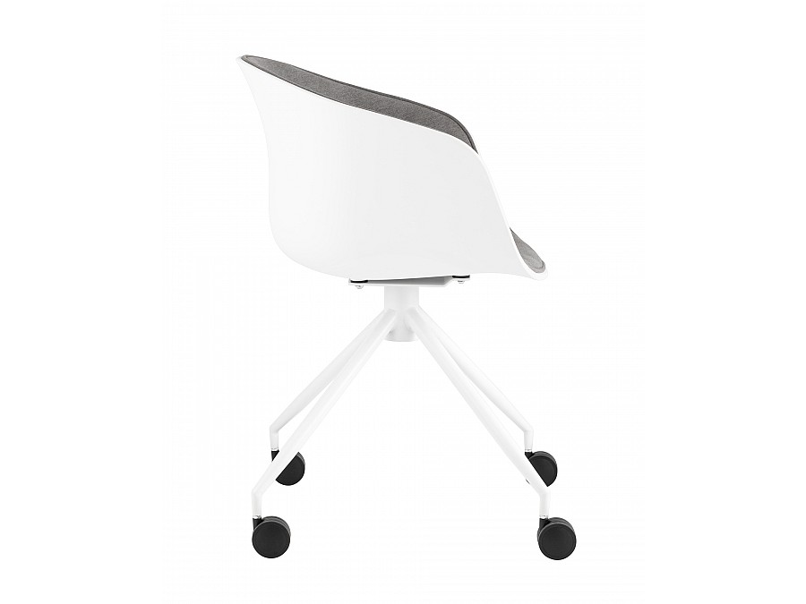 Кресло офисное LIBRA рогожка серый