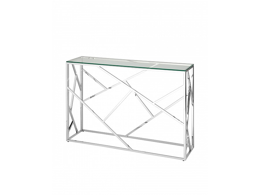 Консоль АРТ ДЕКО 115*30 серебро