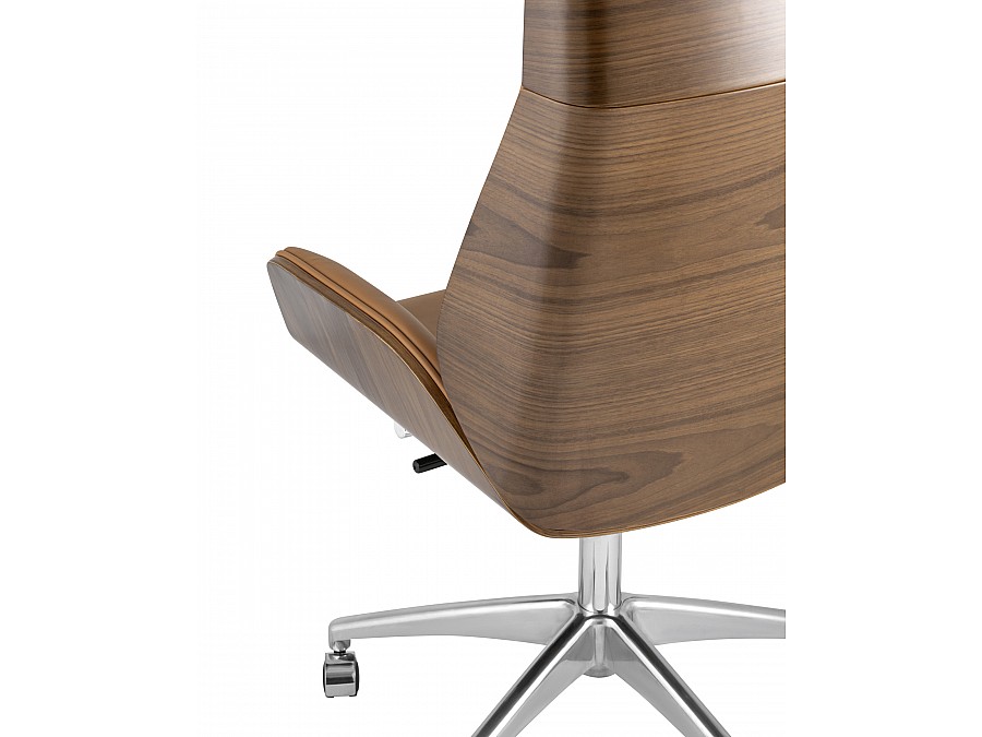 Кресло руководителя TopChairs Crown коричневое