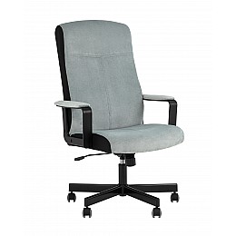 Кресло руководителя TopChairs ST-DOMINGO серо-голубой