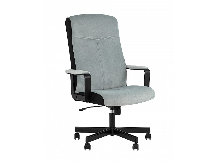 Кресло руководителя TopChairs ST-DOMINGO серо-голубой