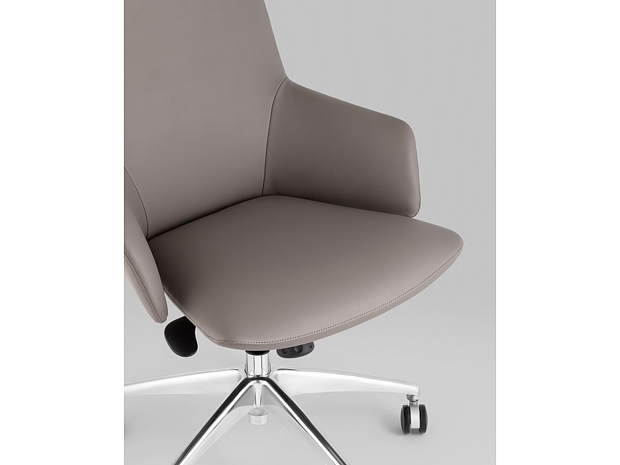 Кресло руководителя TopChairs Bow серый