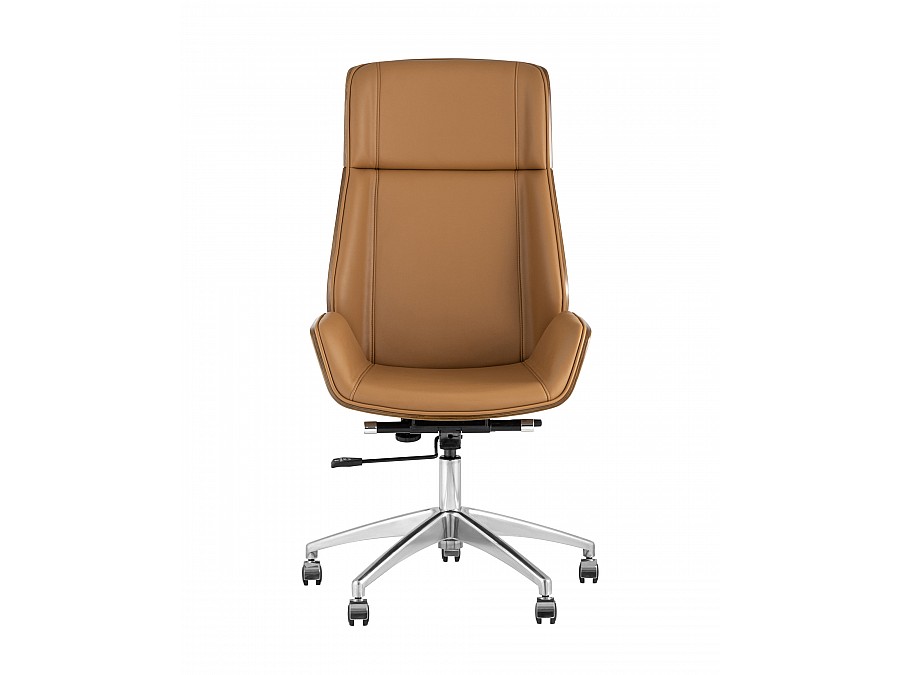 Кресло руководителя TopChairs Crown коричневое