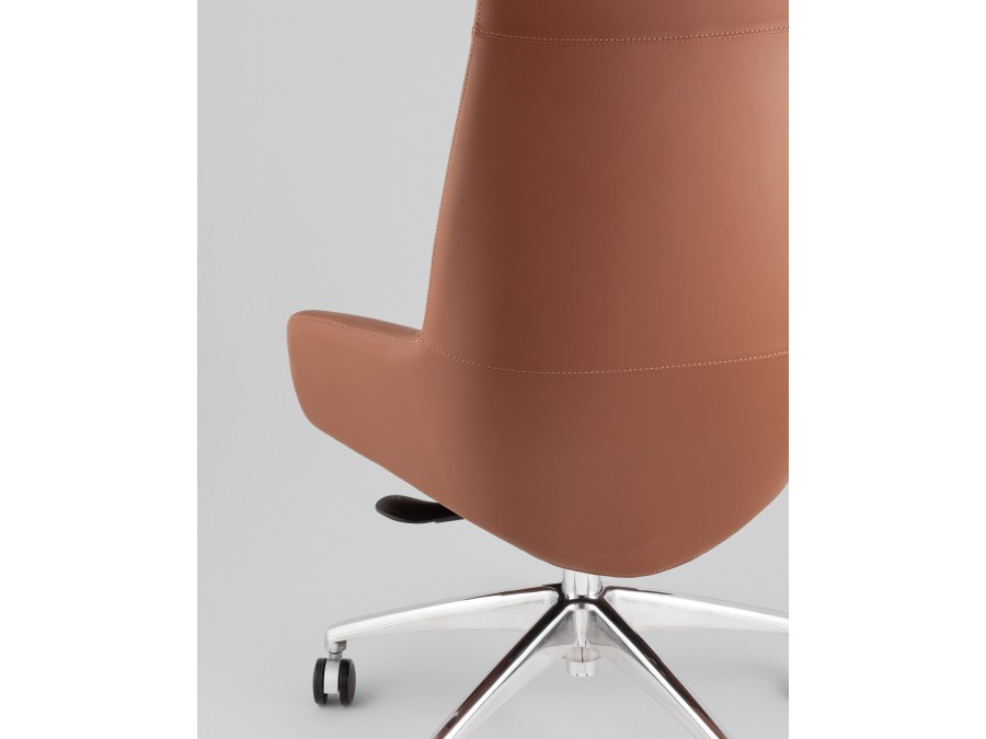 Кресло руководителя TopChairs Bow шоколадный