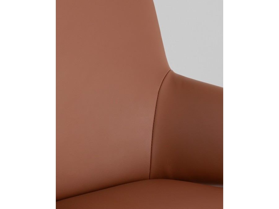 Кресло руководителя TopChairs Bow шоколадный