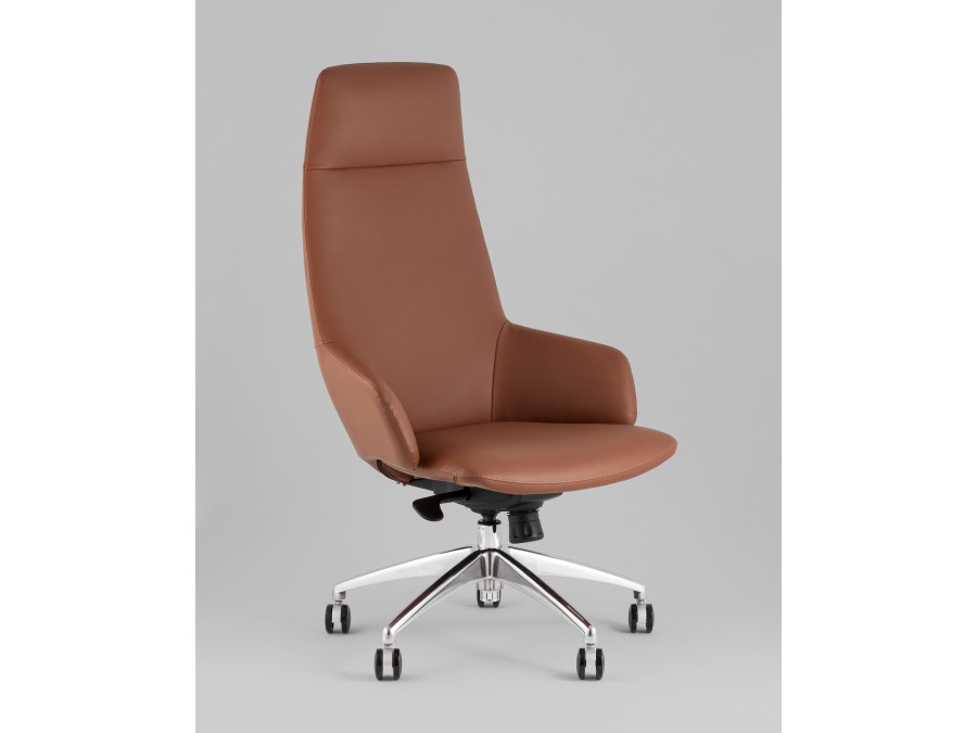 Кресло руководителя TopChairs Bow шоколадный