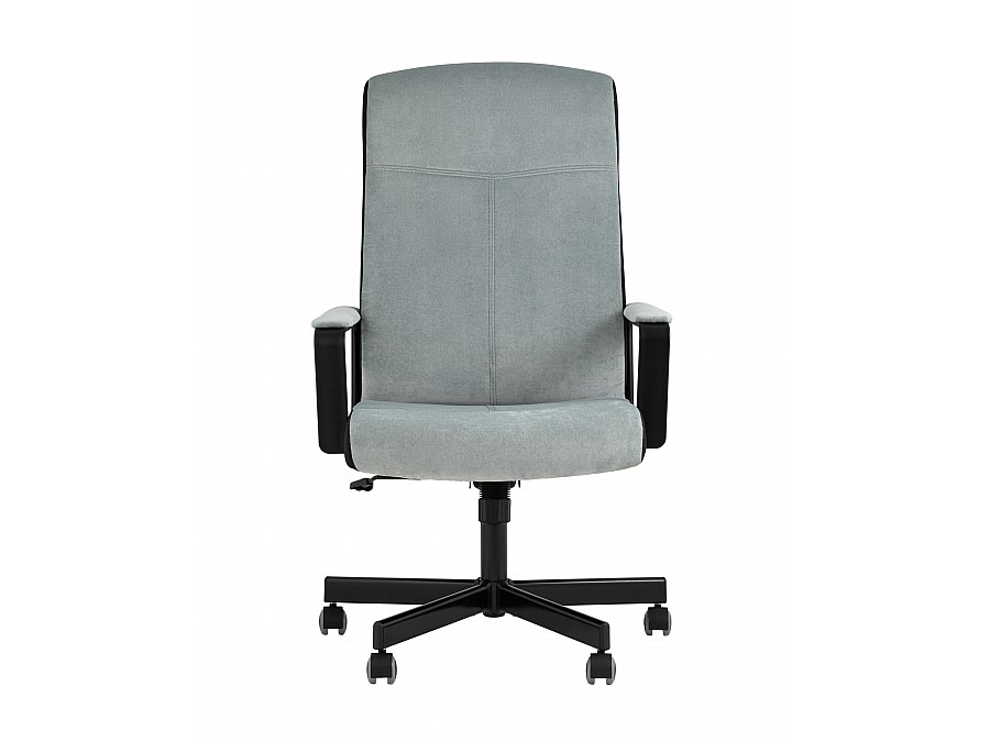 Кресло руководителя TopChairs ST-DOMINGO серо-голубой