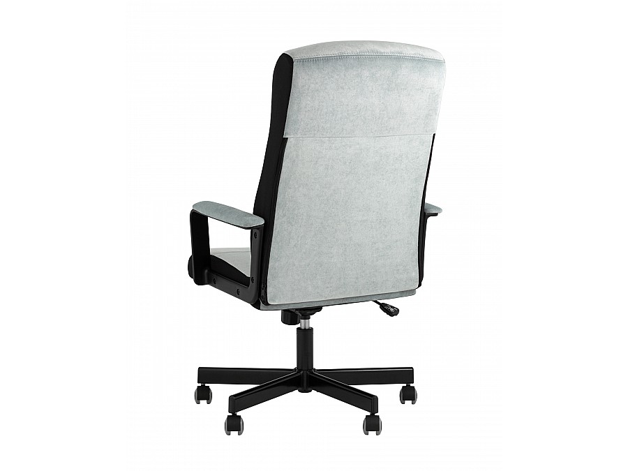 Кресло руководителя TopChairs ST-DOMINGO серо-голубой