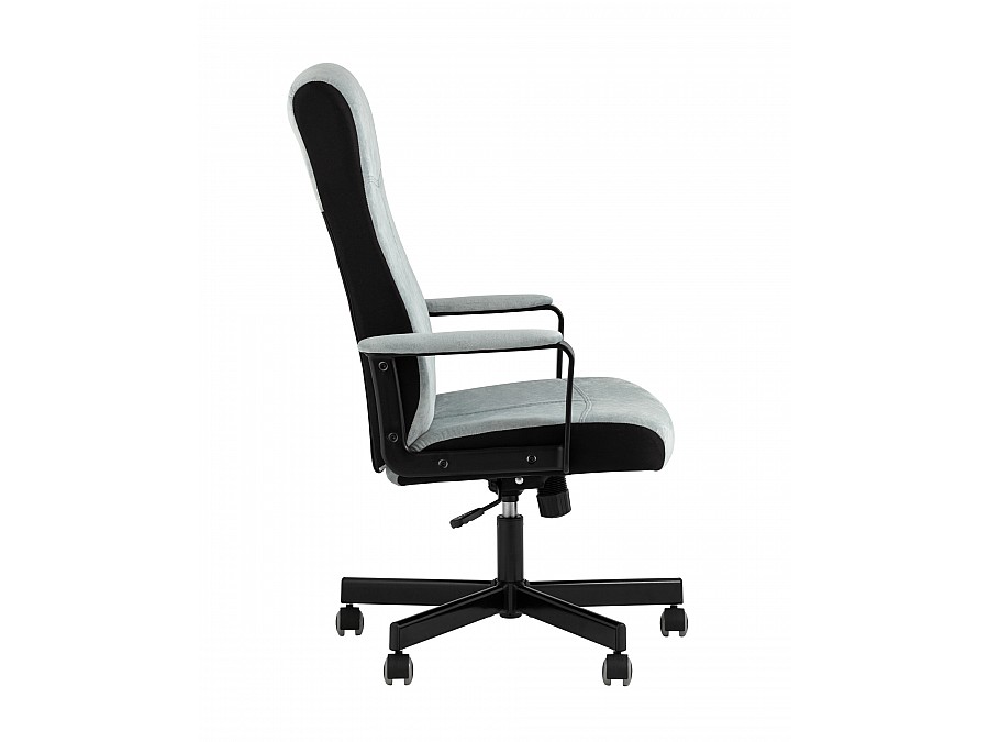 Кресло руководителя TopChairs ST-DOMINGO серо-голубой