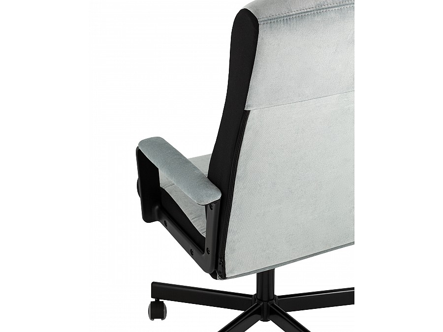 Кресло руководителя TopChairs ST-DOMINGO серо-голубой