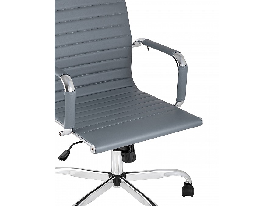 Кресло руководителя TopChairs City серый