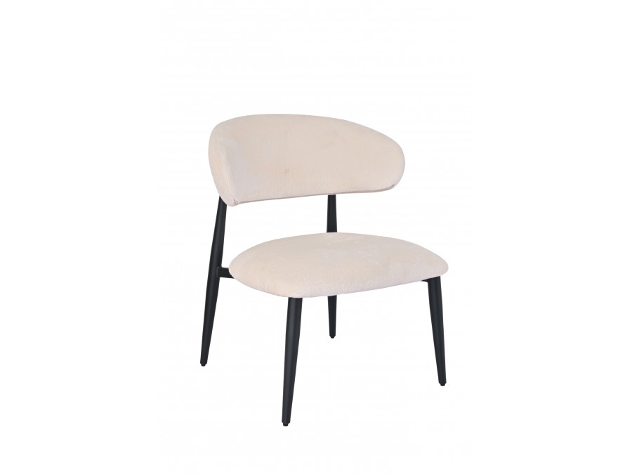 Кресло лаунж Ayla молочный 2 шт.