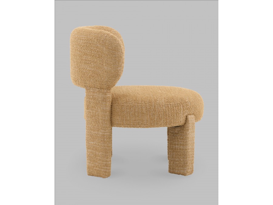 Кресло лаунж Fani горчичный