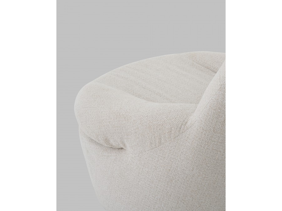 Кресло лаунж Fir светло-серый