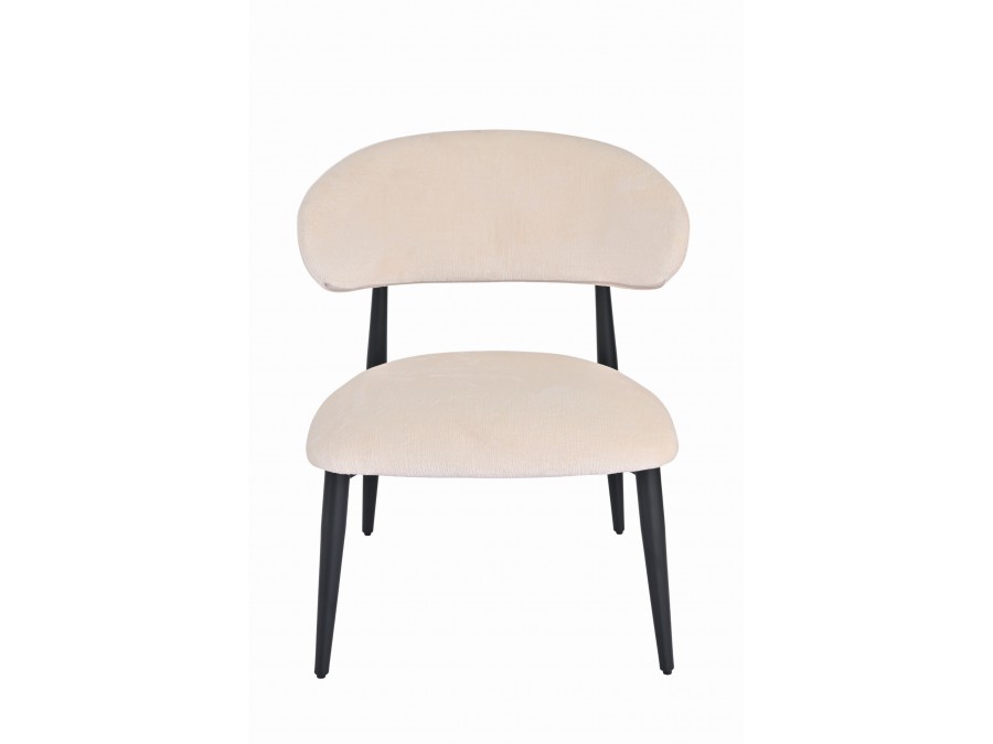 Кресло лаунж Ayla молочный 2 шт.