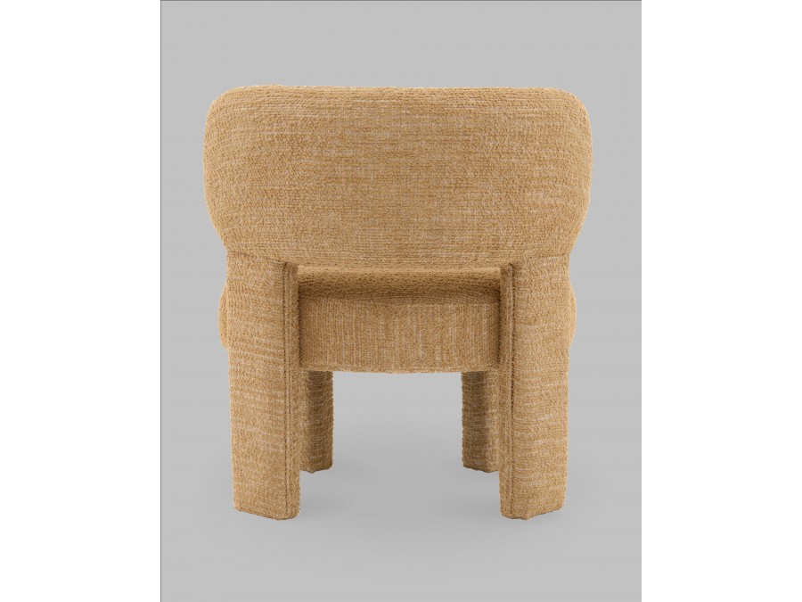 Кресло лаунж Fani горчичный