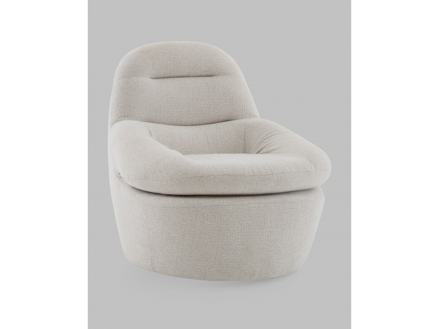 Кресло лаунж Fir светло-серый