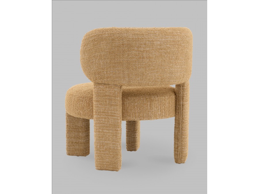 Кресло лаунж Fani горчичный