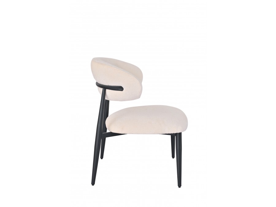 Кресло лаунж Ayla молочный 2 шт.