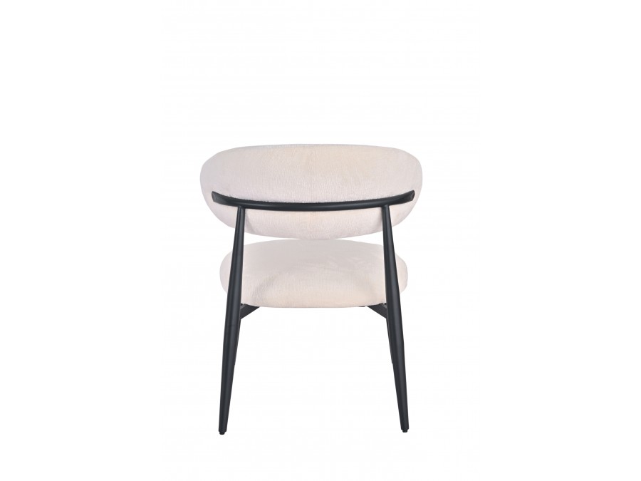 Кресло лаунж Ayla молочный 2 шт.