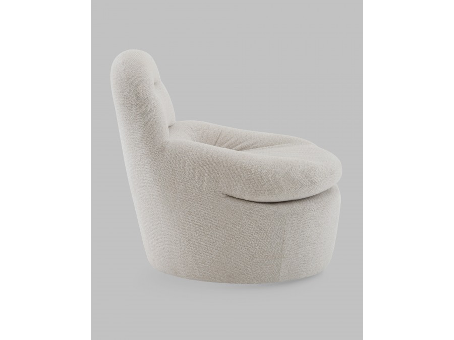 Кресло лаунж Fir светло-серый