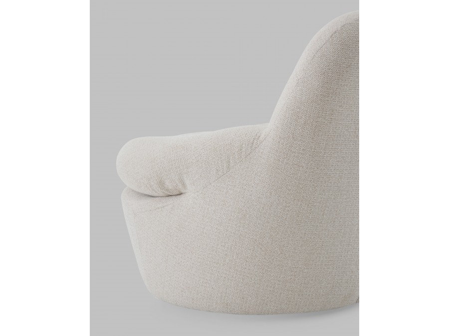 Кресло лаунж Fir светло-серый