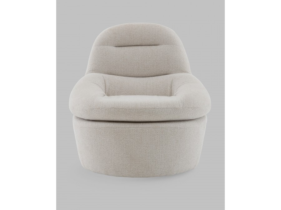 Кресло лаунж Fir светло-серый