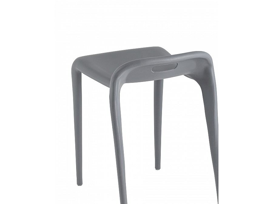 Табурет Sletten пластик серый