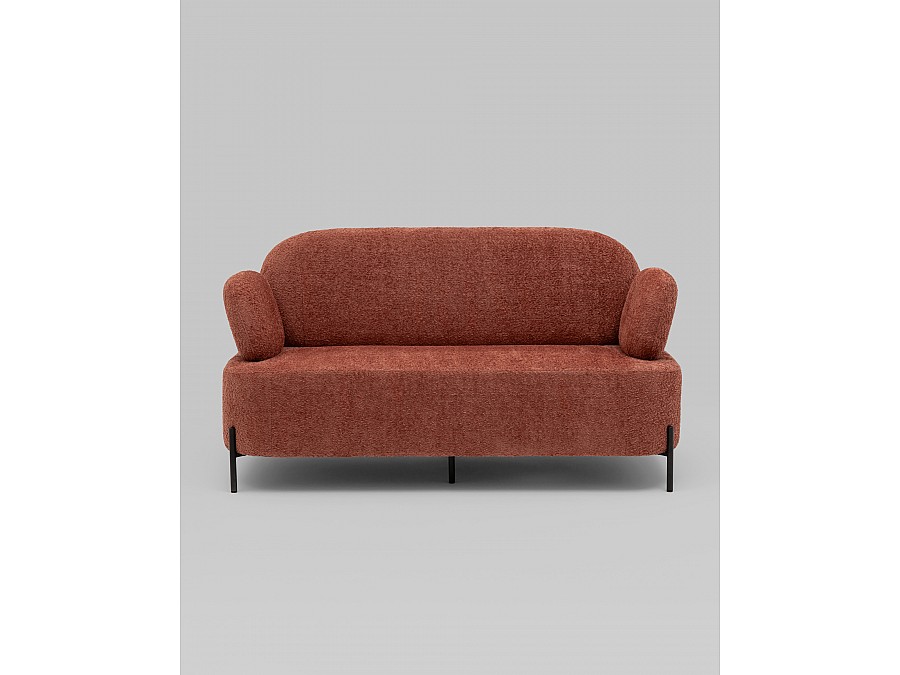 Диван Кэнди ткань букле коралловый