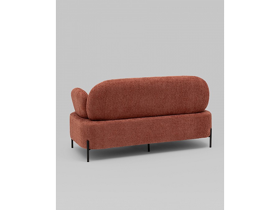 Диван Кэнди ткань букле коралловый