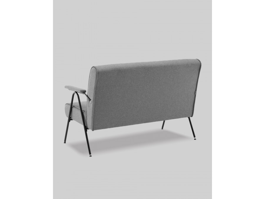 Диван Эндино рогожка серый