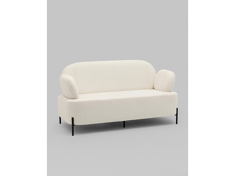 Диван Кэнди ткань букле белый