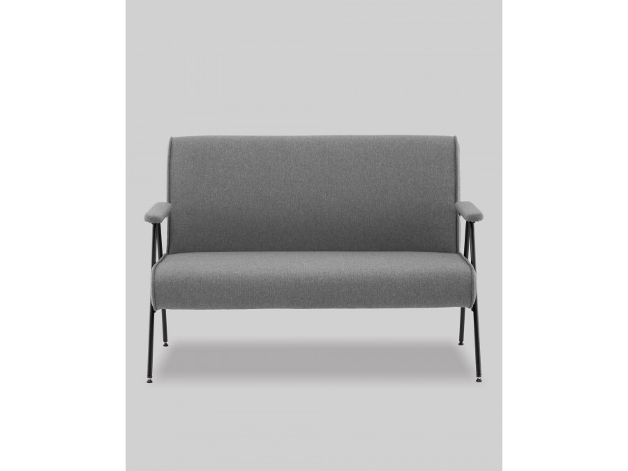 Диван Эндино рогожка серый