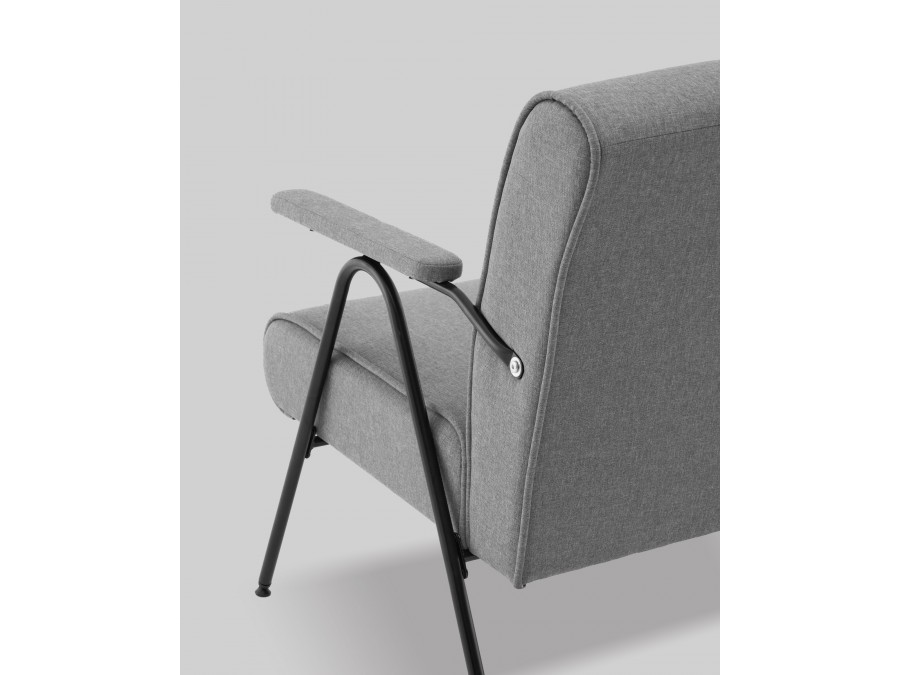 Диван Эндино рогожка серый