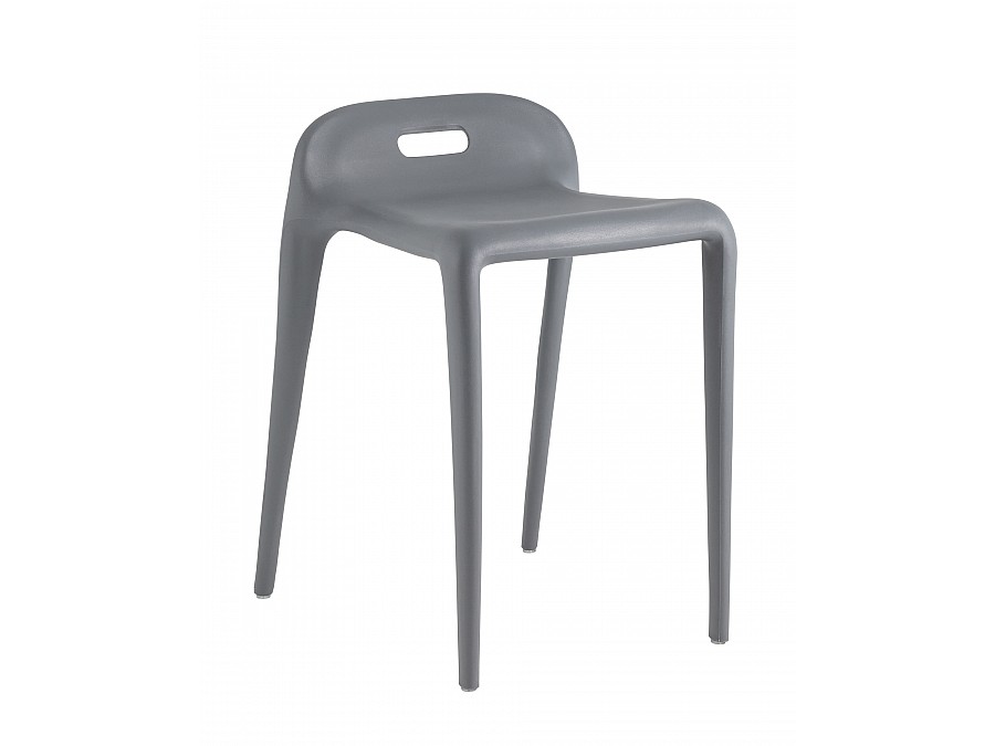 Табурет Sletten пластик серый