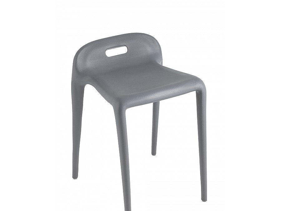 Табурет Sletten пластик серый