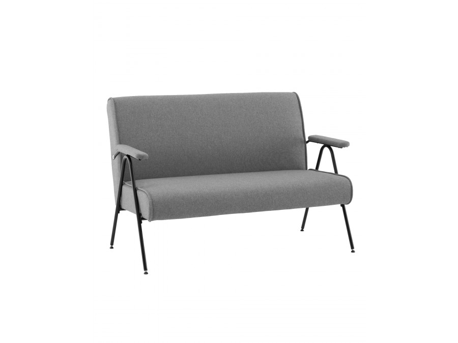 Диван Эндино рогожка серый